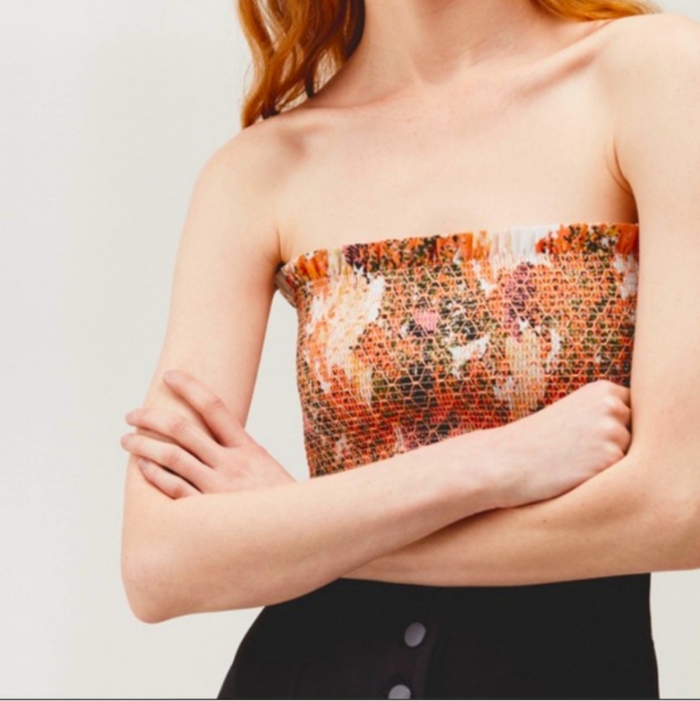 Aritzia Pattern Tube Top
